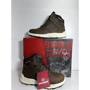 New Wolverine Men ShiftPLUS Mid LX 6" Boot Leather Size 13 Medium W200062 Brown